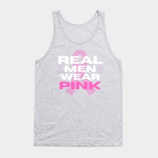 Real men wear pink Tank Top